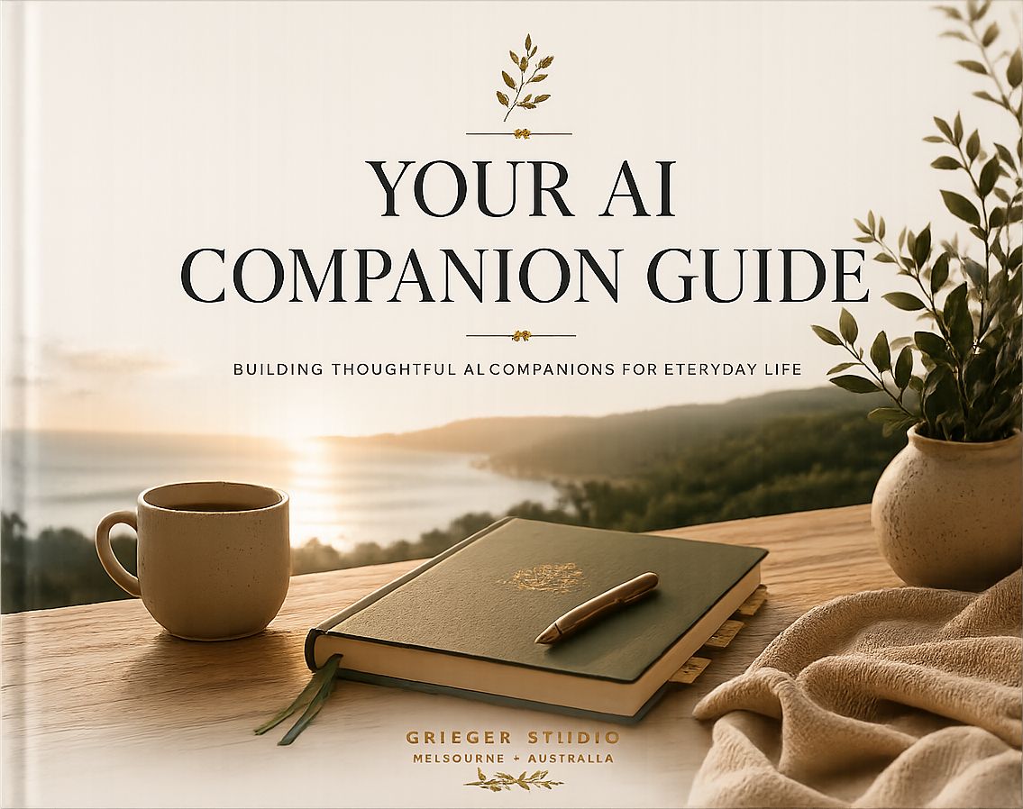 Landscape cover of Your AI Companion Guide by Grieger Studio